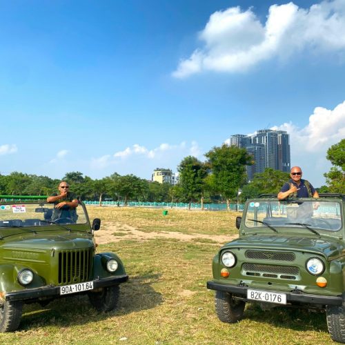 HALF-DAY A LITTLE PARIS IN HANOI BY RUSSIAN JEEP OR VINATGE MINSK